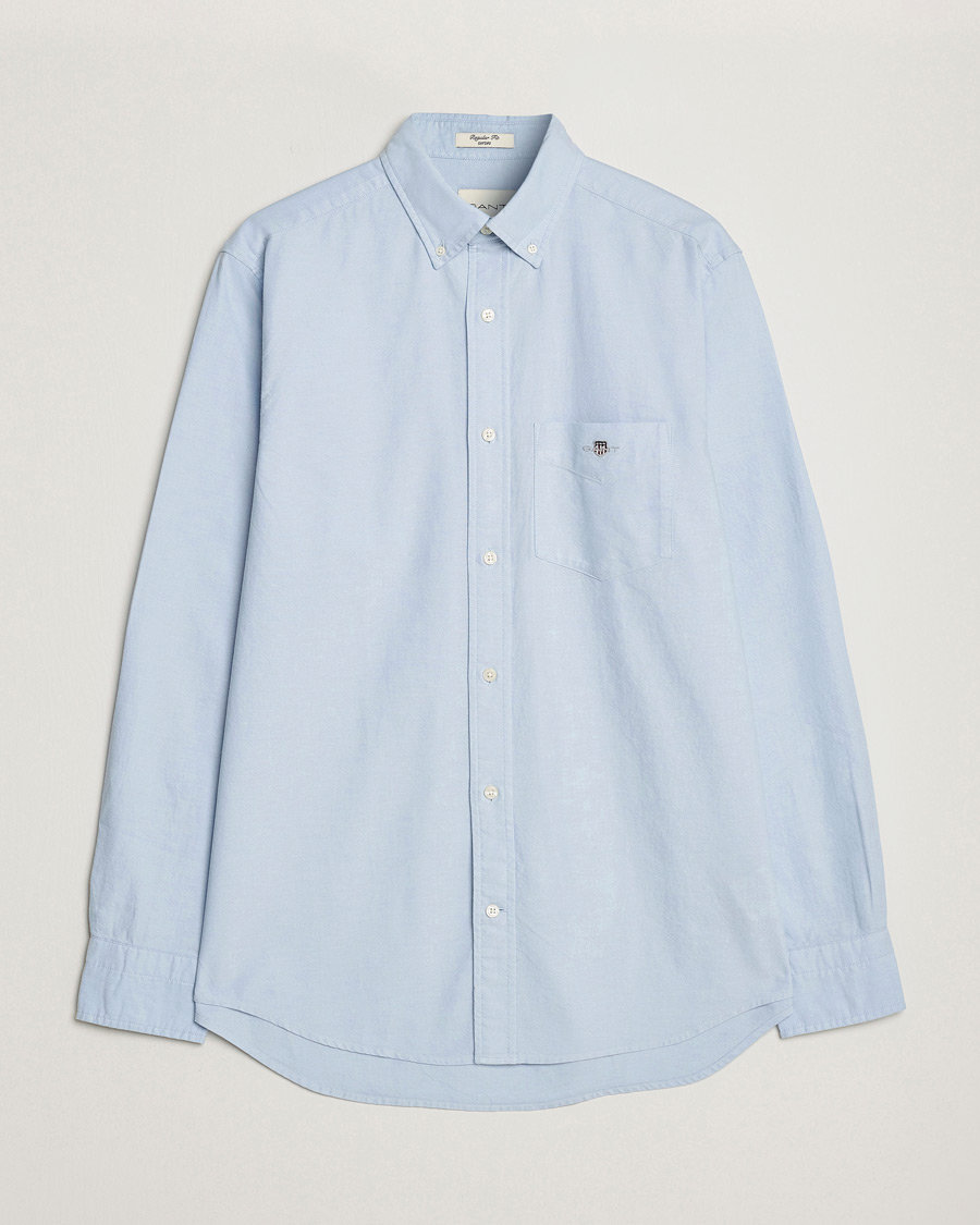 Heren |  | GANT | Regular Fit Oxford Shirt Light Blue
