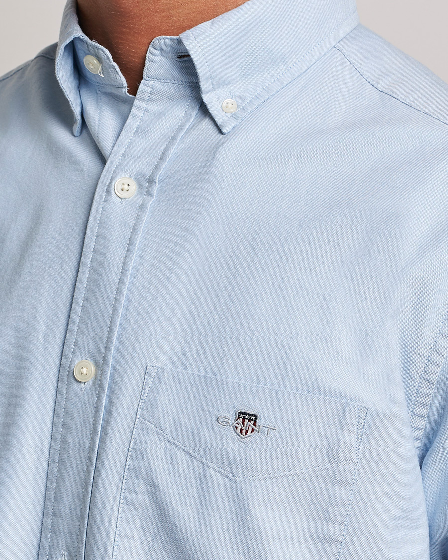 Heren | Overhemden | Gant | Regular Fit Oxford Shirt Light Blue