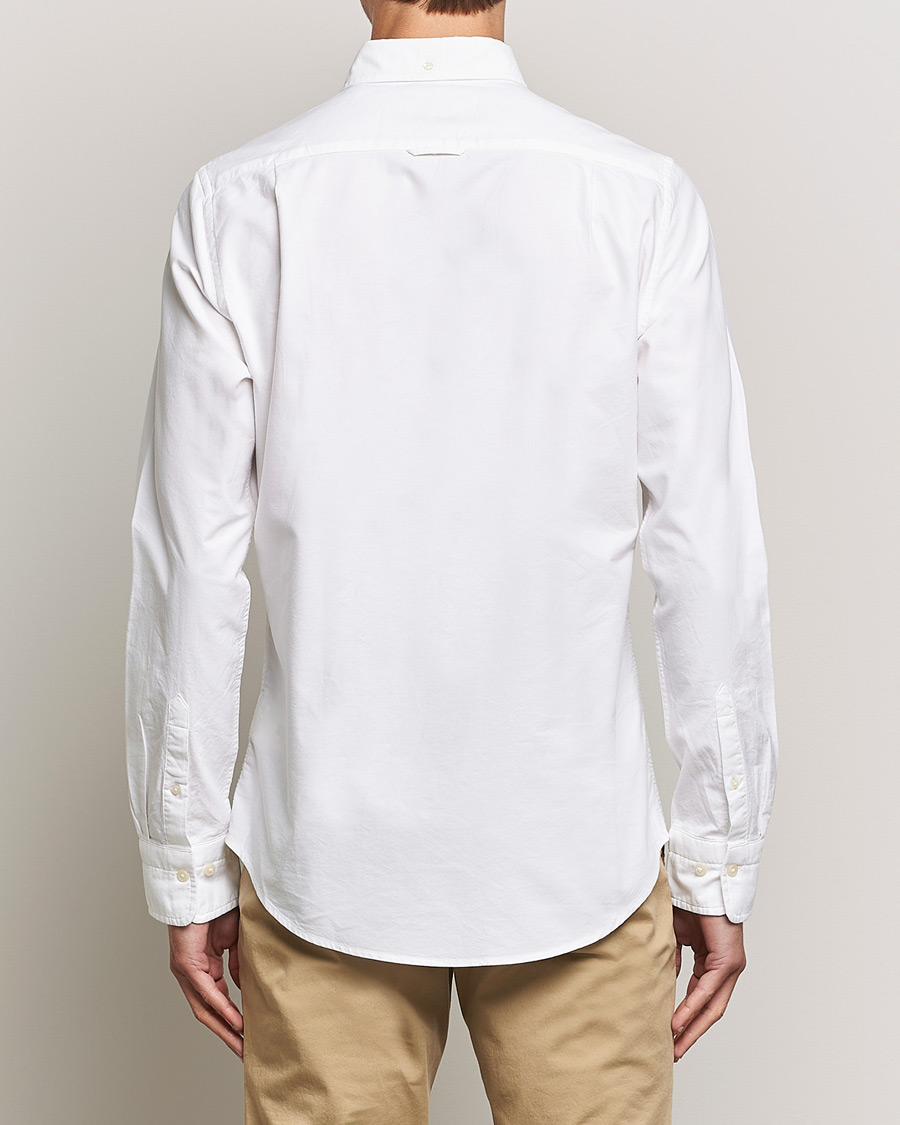 Heren | Overhemden | Gant | Slim Fit Oxford Shirt White