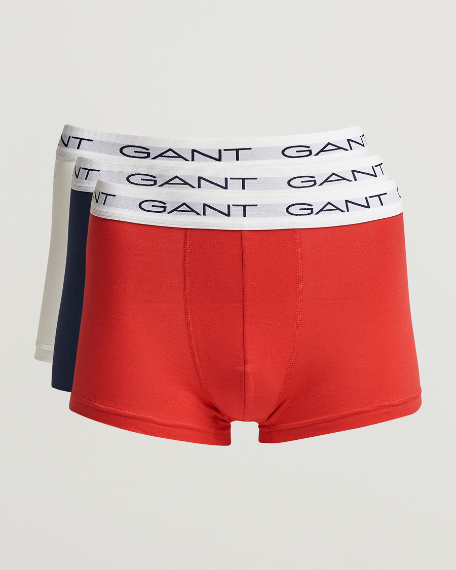 Heren |  | GANT | 3-Pack Trunk Boxer Red/Navy/White