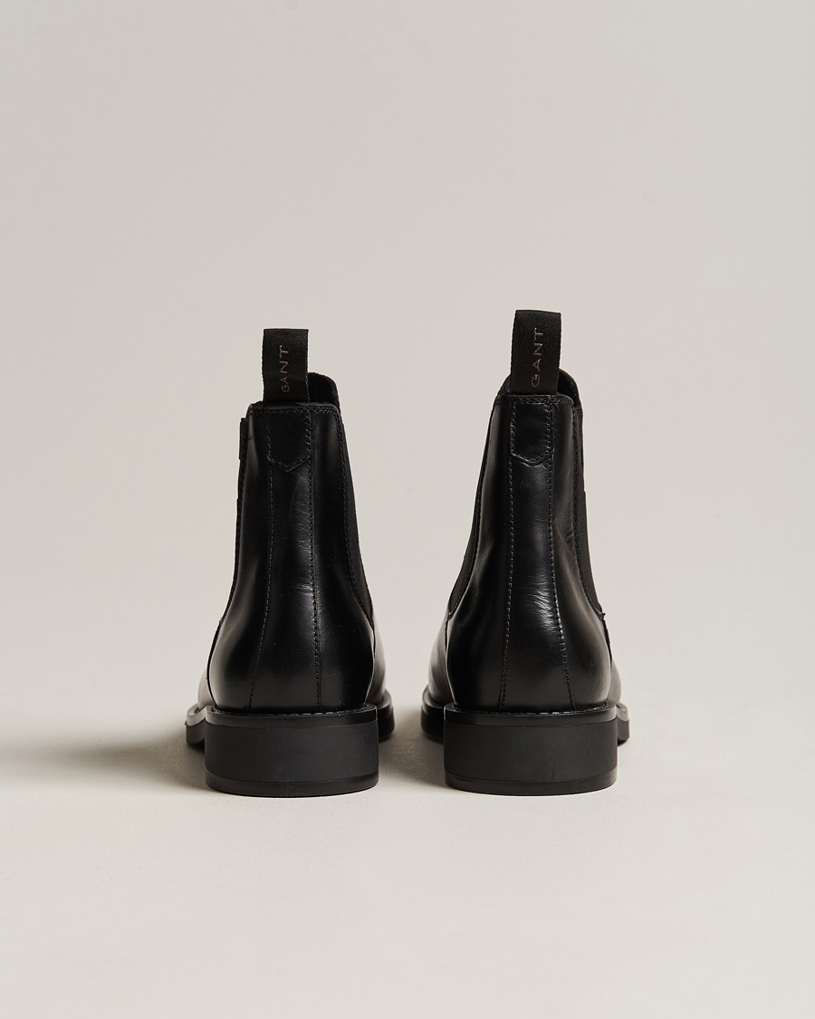 Heren | GANT Prepdale Leather Chelsea Boot Black | GANT | Prepdale Leather Chelsea Boot Black
