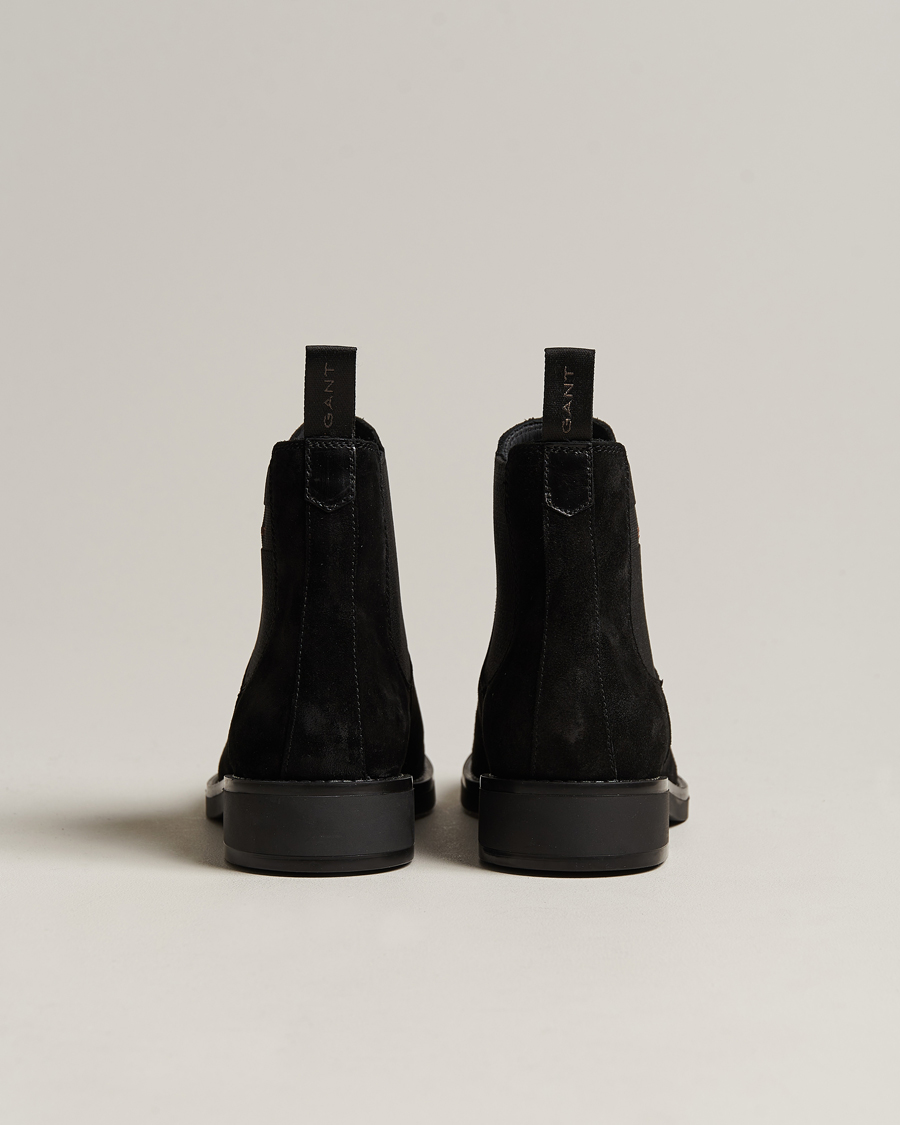 Heren | GANT Prepdale Suede Chelsea Boot Black | GANT | Prepdale Suede Chelsea Boot Black