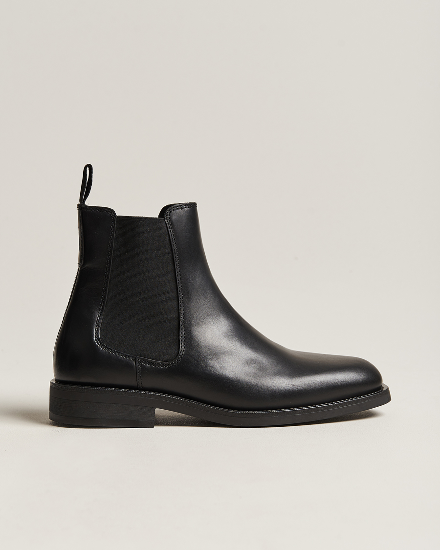Heren | GANT Rizmood Leather Chelsea Boot Black | GANT | Rizmood Leather Chelsea Boot Black