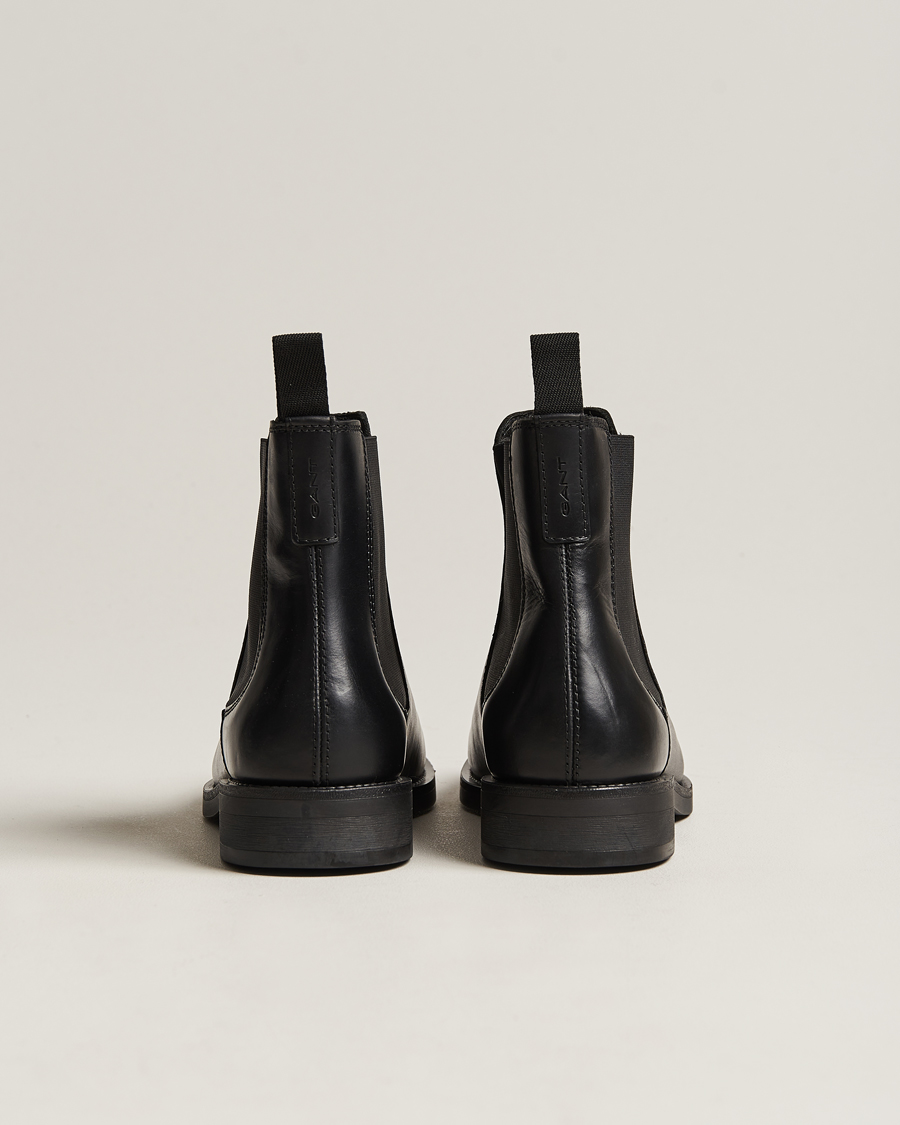 Heren | GANT Rizmood Leather Chelsea Boot Black | GANT | Rizmood Leather Chelsea Boot Black