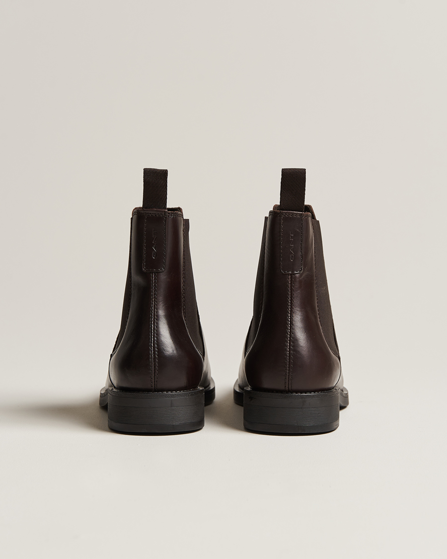 Heren | GANT Rizmood Leather Chelsea Boot Dark Brown | GANT | Rizmood Leather Chelsea Boot Dark Brown
