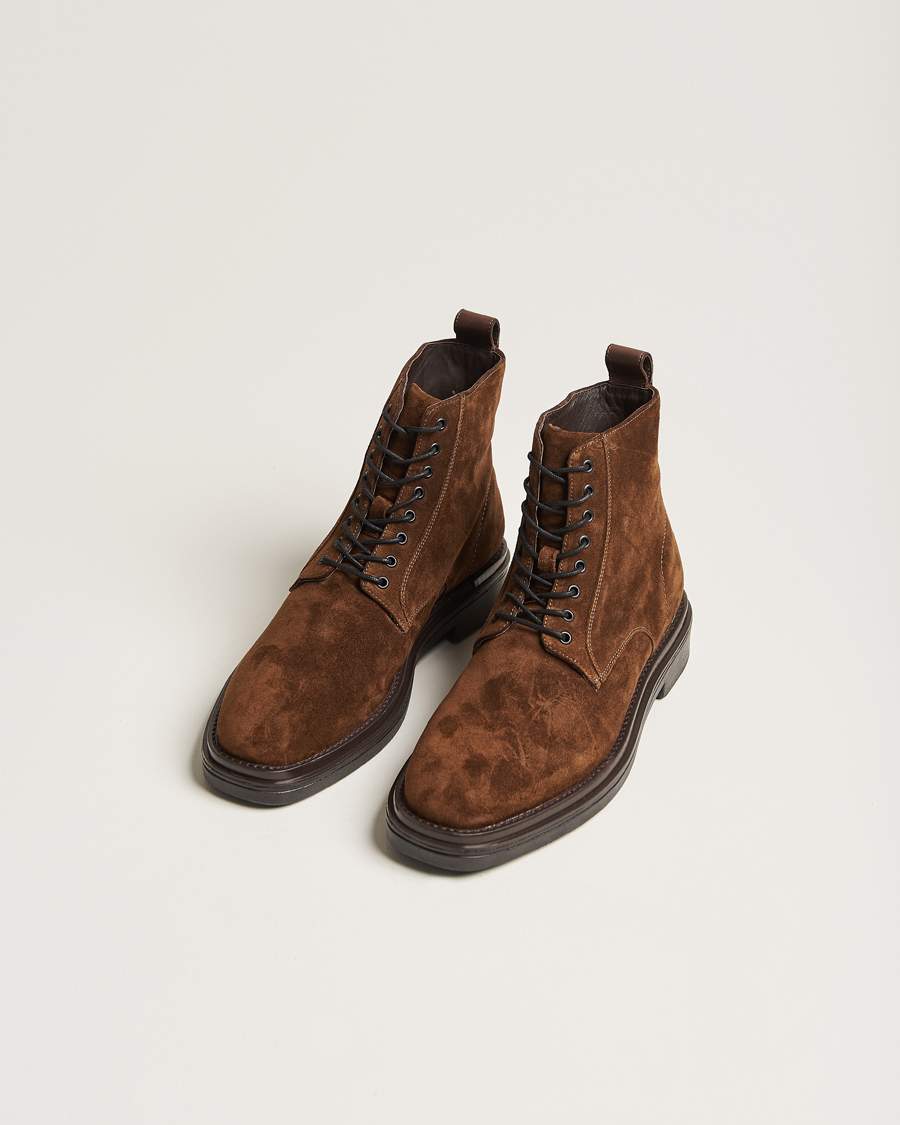 Heren |  | GANT | Boggar Suede Boot Tobacco Brown