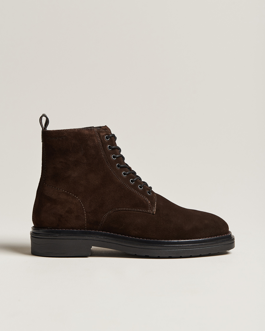 Heren | GANT Boggar Suede Boot Dark Brown | GANT | Boggar Suede Boot Dark Brown
