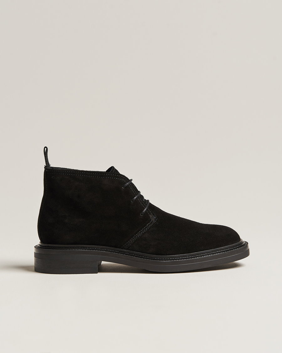 Heren | GANT Fairwyn Suede Chukka Boot Black | GANT | Fairwyn Suede Chukka Boot Black