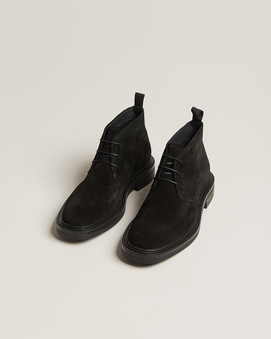 Heren | GANT Fairwyn Suede Chukka Boot Black | GANT | Fairwyn Suede Chukka Boot Black