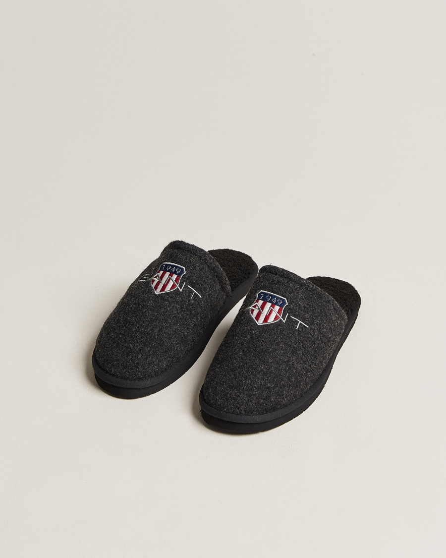 Heren | GANT Tamaware Terry Slippers Black | GANT | Tamaware Terry Slippers Black