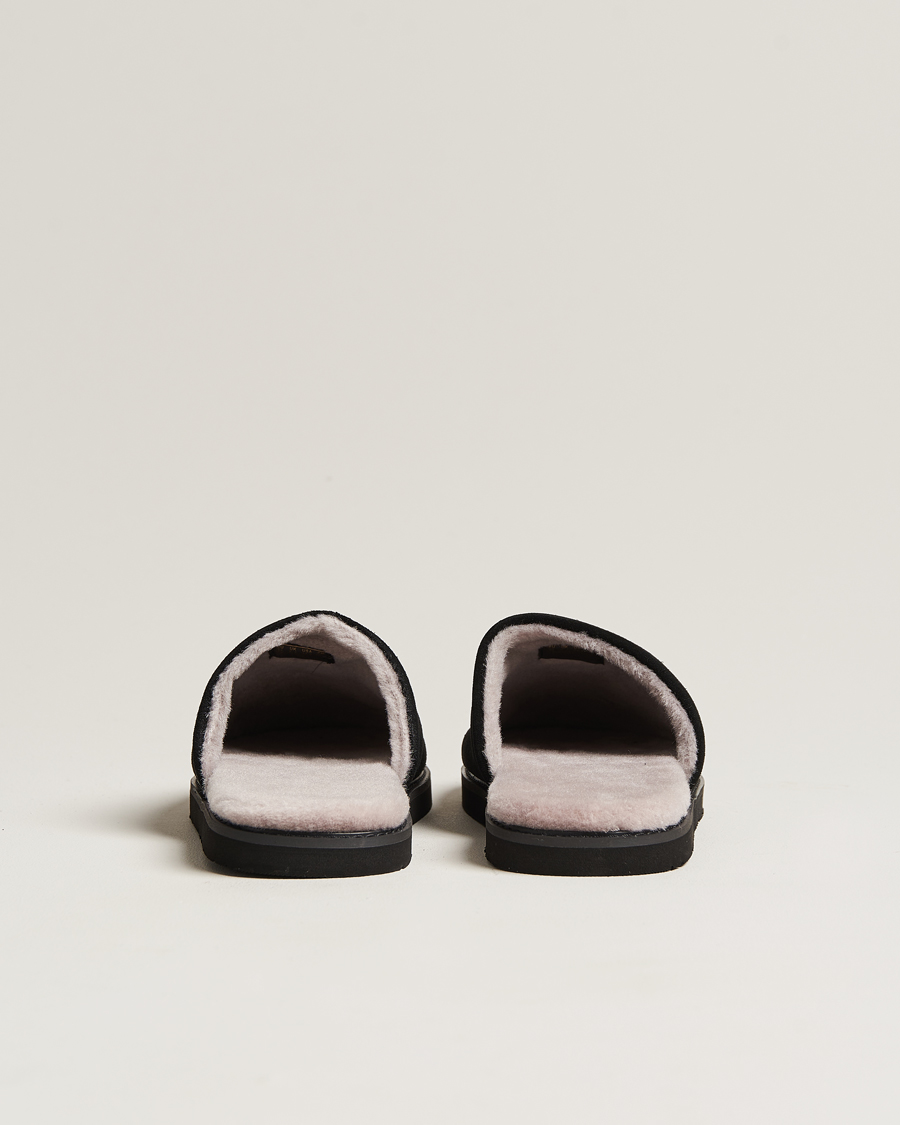 Heren | GANT Tamaware Suede Slippers Black | GANT | Tamaware Suede Slippers Black