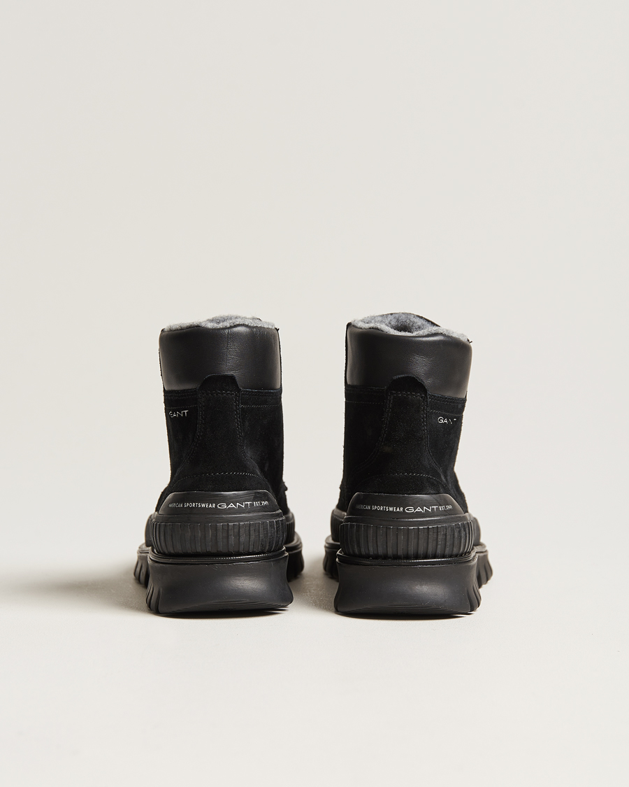 Heren | GANT Nebrada Felt Lined Suede Boot Black | GANT | Nebrada Felt Lined Suede Boot Black