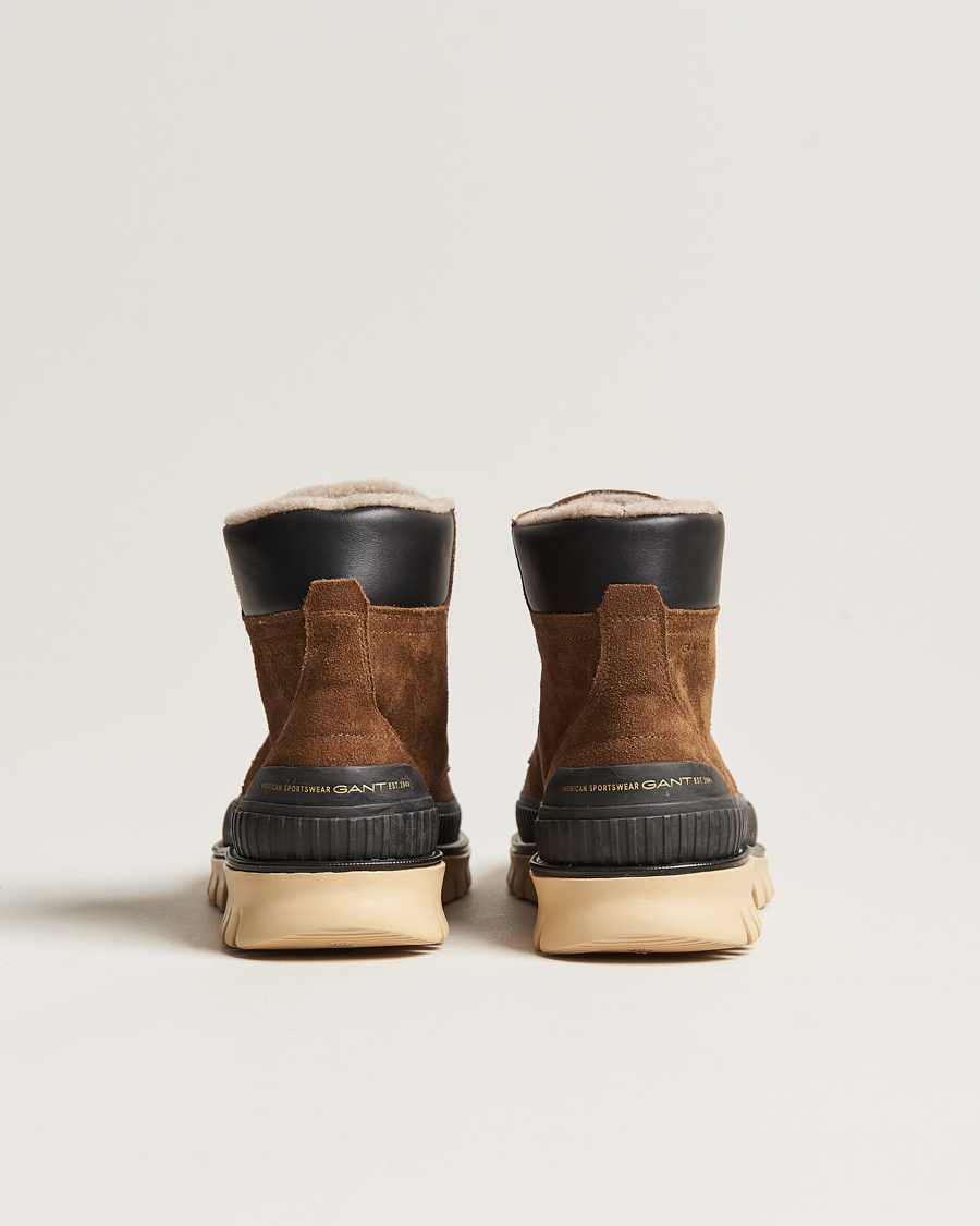 Heren | GANT Nebrada Felt Lined Suede Boot Tobacco Brown | GANT | Nebrada Felt Lined Suede Boot Tobacco Brown