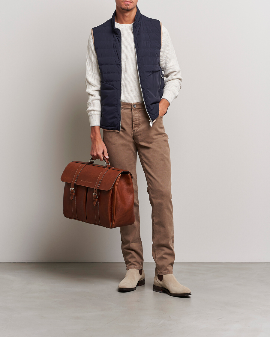 Heren | Jassen | Brunello Cucinelli | Nylon Down Vest Navy