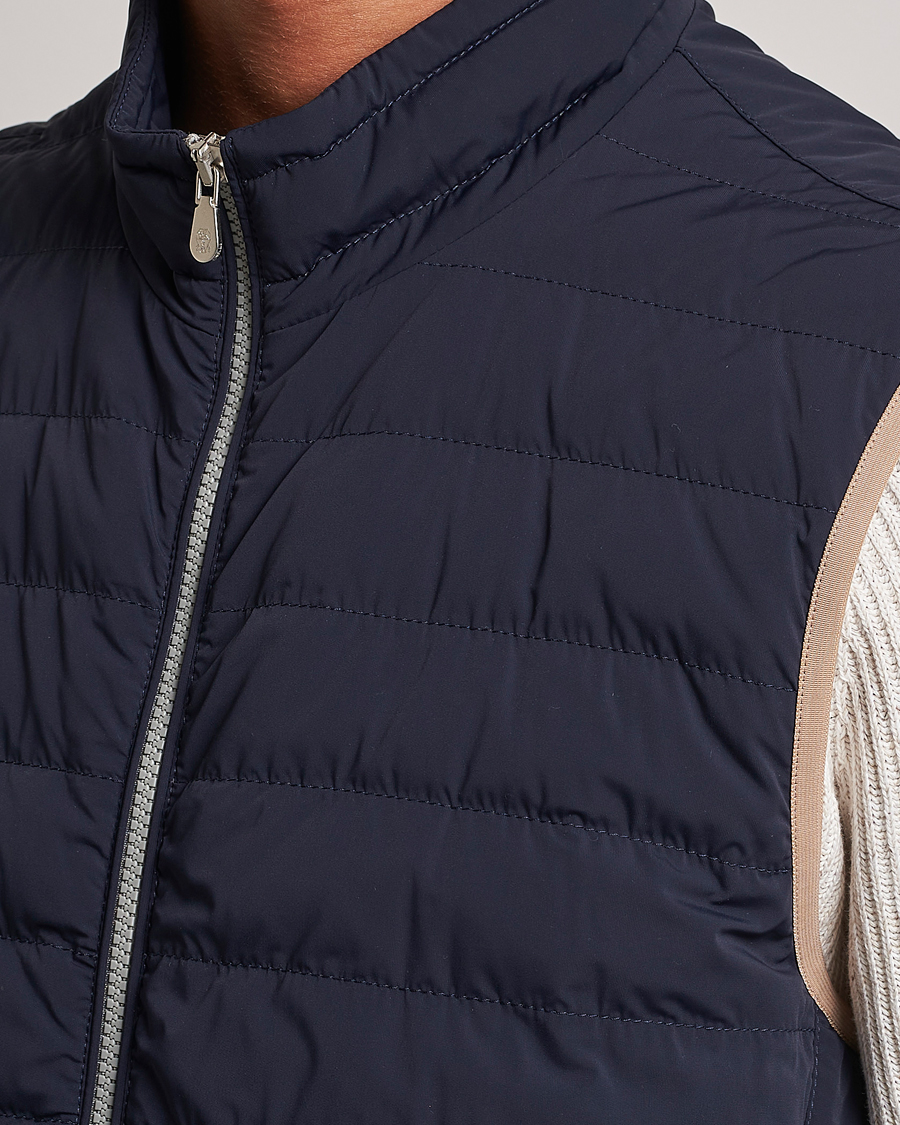Heren | Jassen | Brunello Cucinelli | Nylon Down Vest Navy