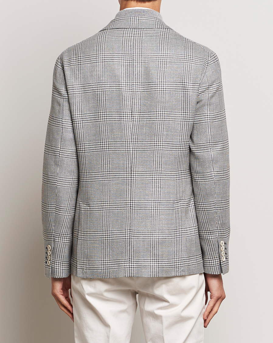 Heren | Blazers | Brunello Cucinelli | Prince Of Wales Check Blazer Pearl Grey