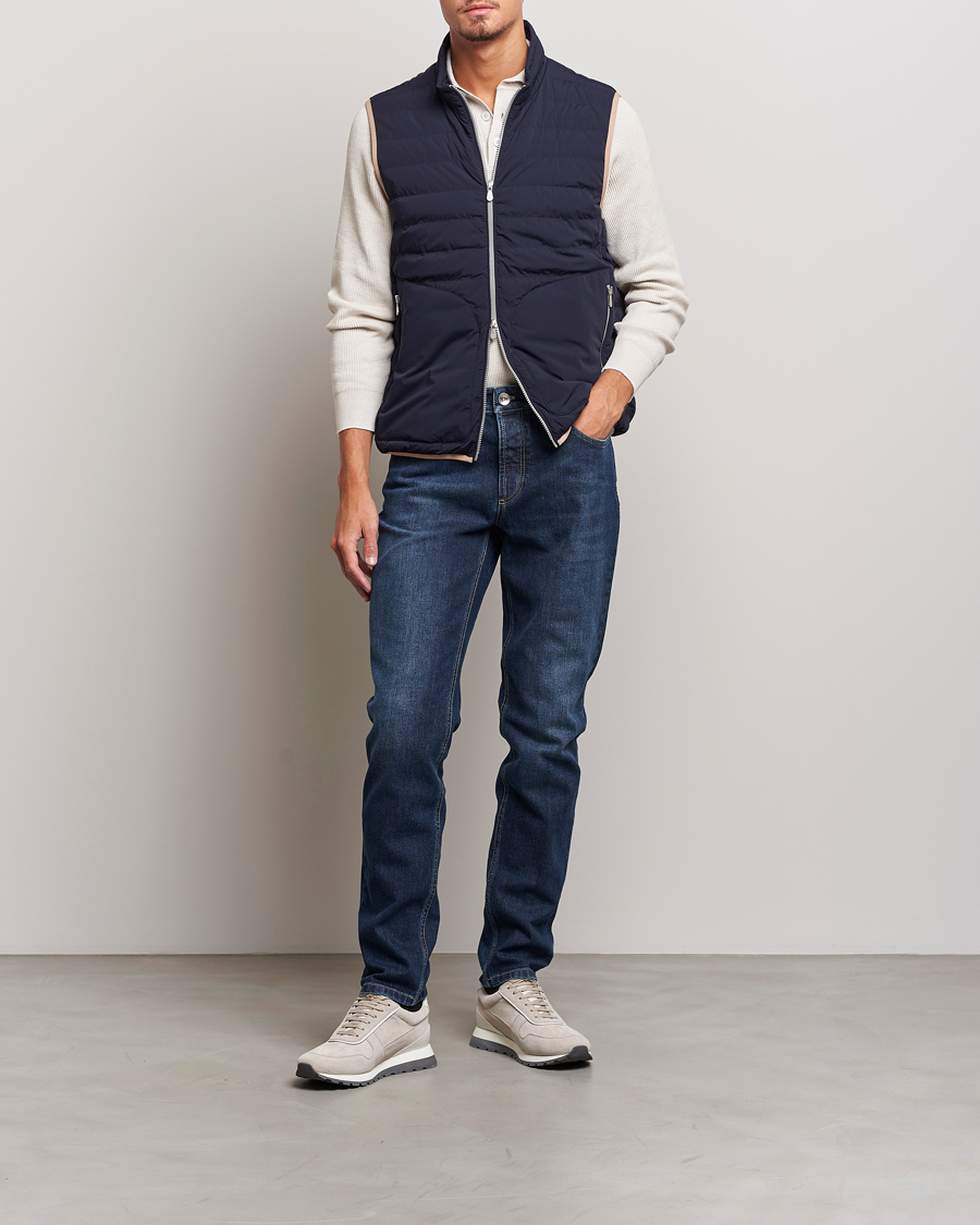 Heren | Jeans | Brunello Cucinelli | Traditional Fit Jeans Dark Wash
