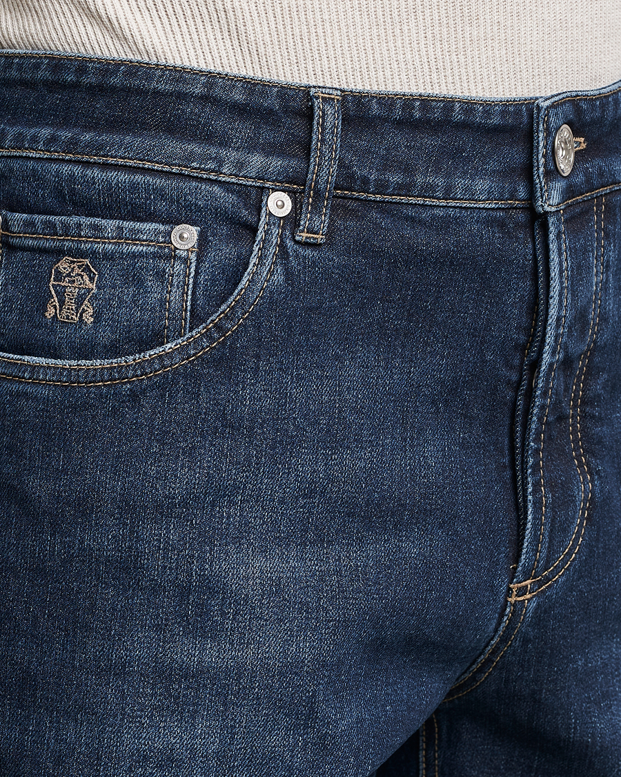 Heren | Jeans | Brunello Cucinelli | Traditional Fit Jeans Dark Wash
