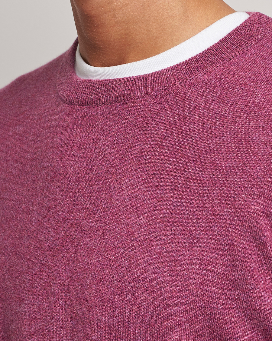 Heren | Truien | Brunello Cucinelli | 2 Ply Cashmere Pullover Burgundy
