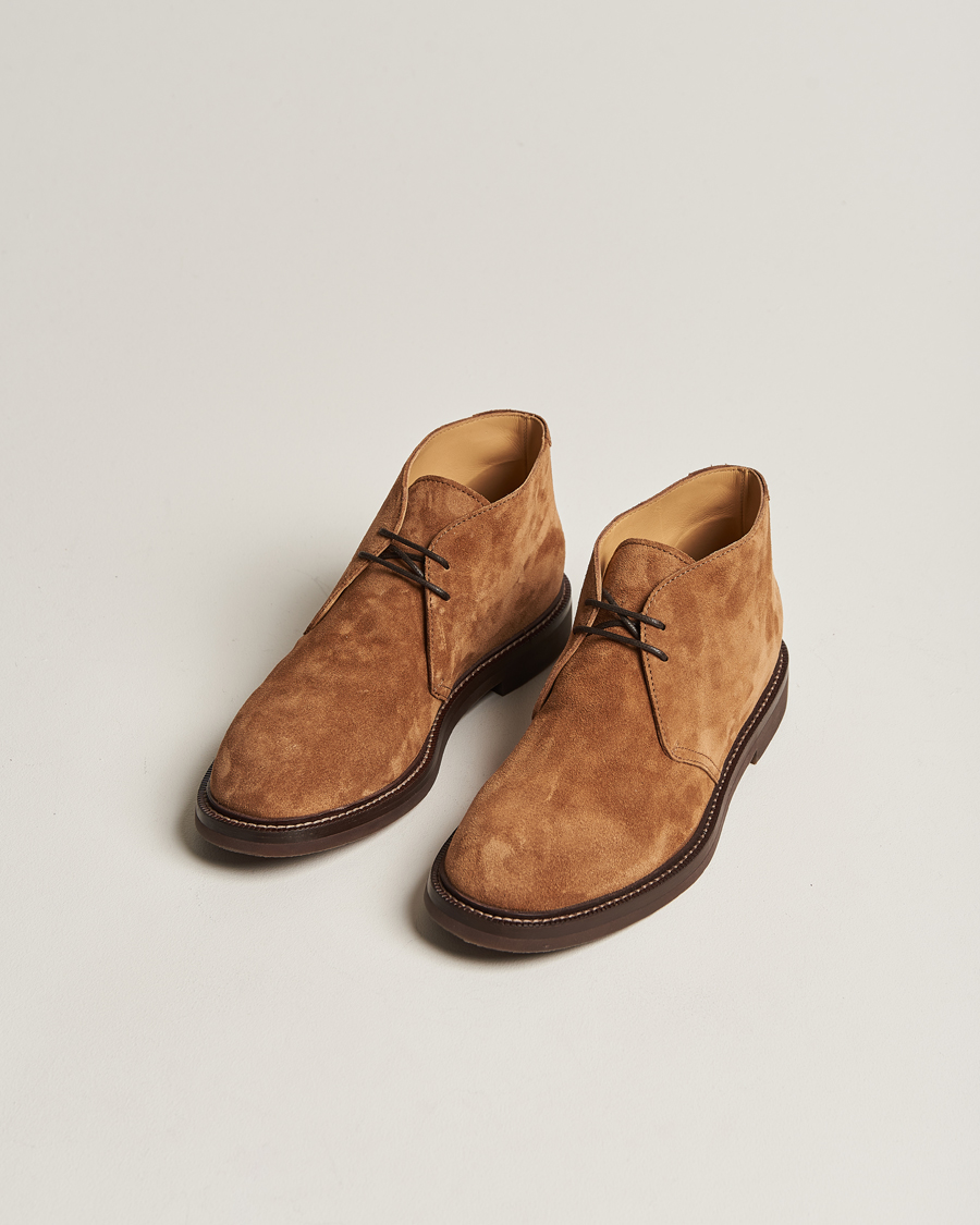 Heren | Handgemaakte schoenen | Brunello Cucinelli | Desert Boots Beige Suede