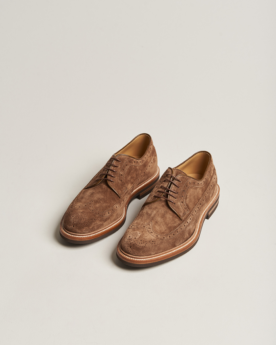 Heren | Derby schoenen | Brunello Cucinelli | Plain Toe Derby Brown Suede