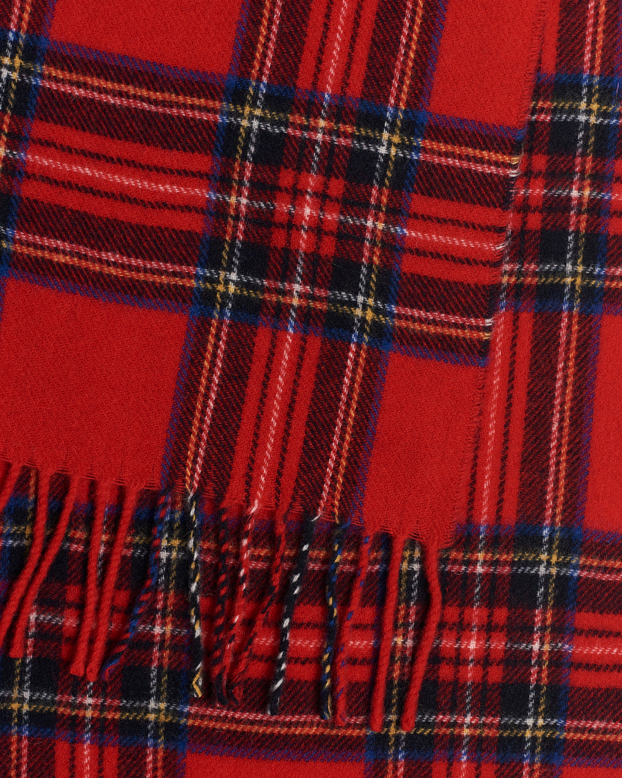 Heren | Morris Arthur Check Scarf  Red | Morris | Arthur Check Scarf  Red