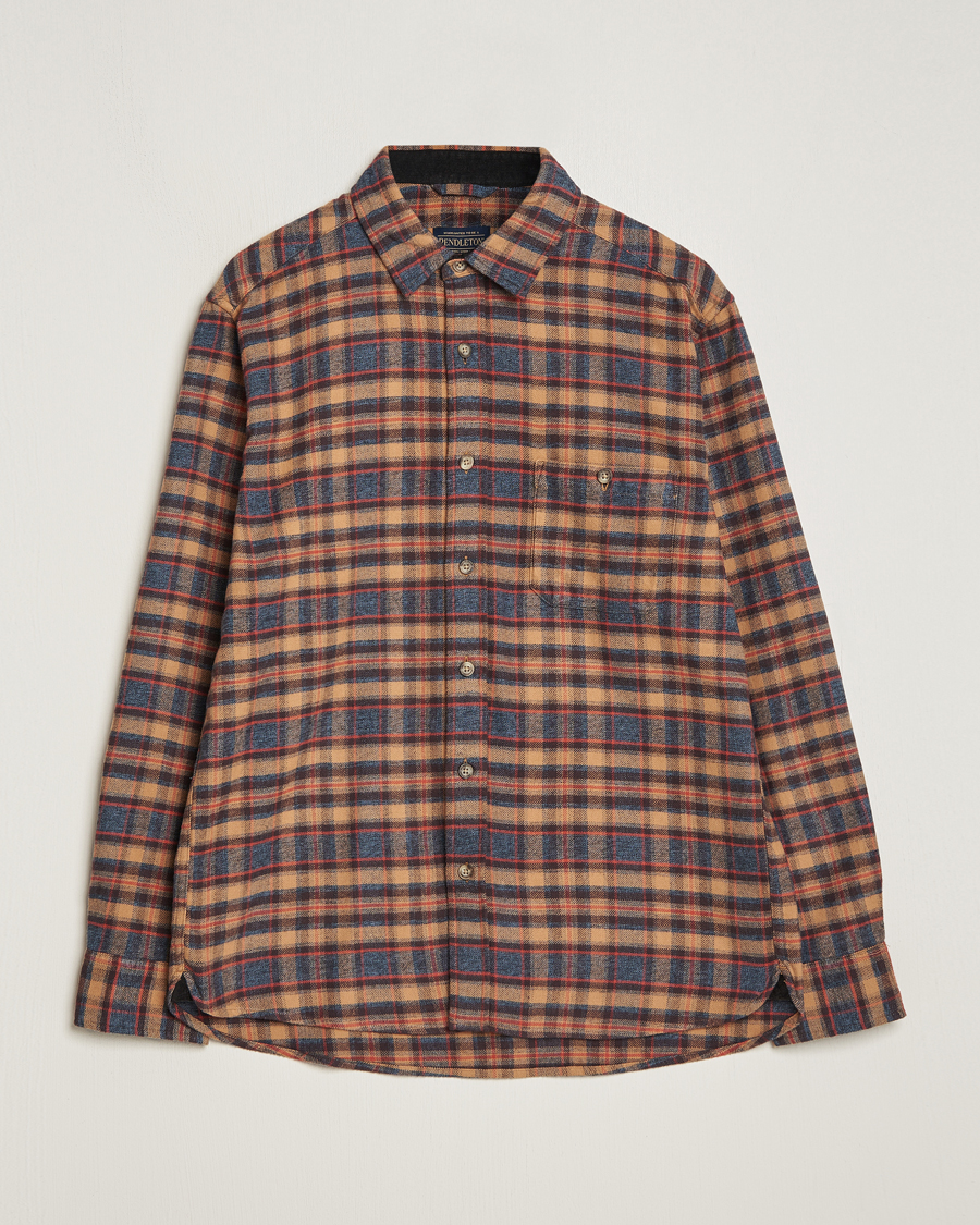Heren | Overhemden | Pendleton | Fremont Flannel Shirt Brown/Black