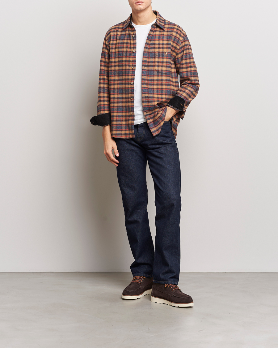 Heren | Overhemden | Pendleton | Fremont Flannel Shirt Brown/Black