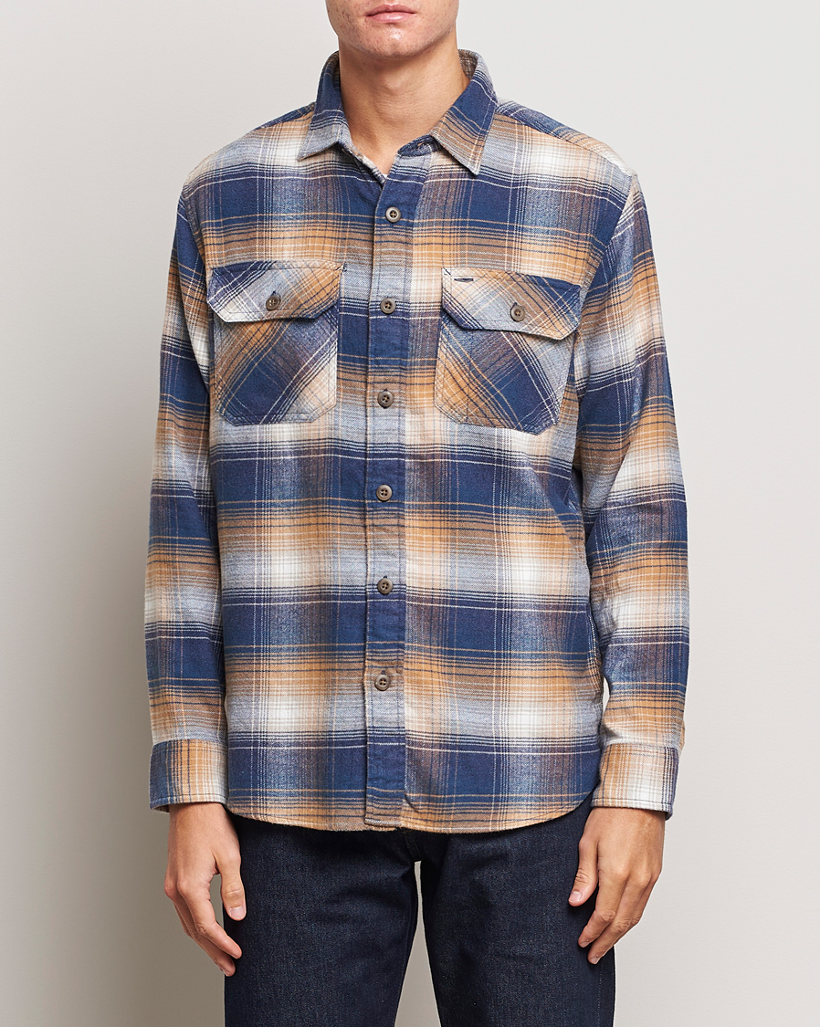 Heren | Overhemden | Pendleton | Burnside Flannel Shirt Navy/Tan