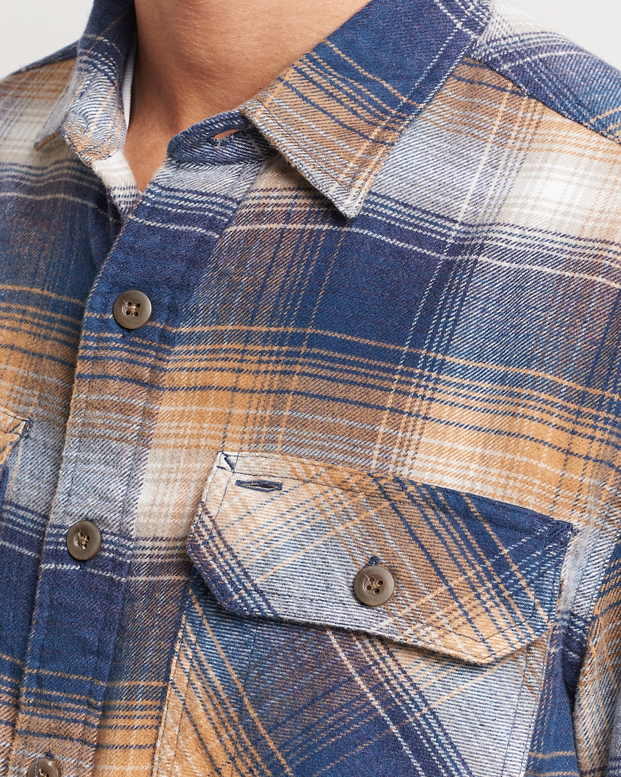 Heren | Overhemden | Pendleton | Burnside Flannel Shirt Navy/Tan