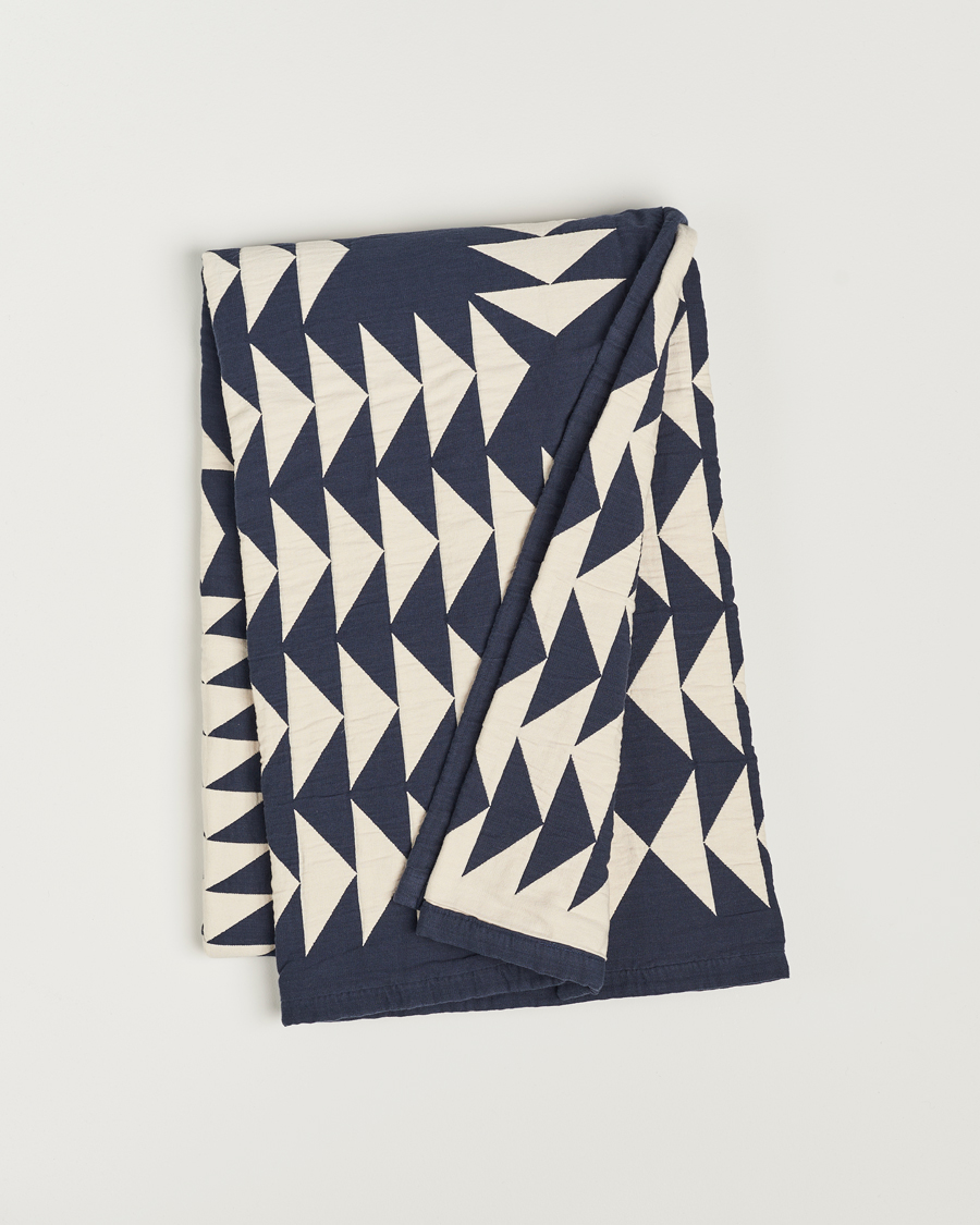 Heren | Stoffen | Pendleton | Organic Cotton Matelasse Blanket Midnight Nova