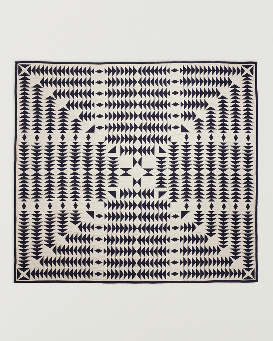 Heren | Stoffen | Pendleton | Organic Cotton Matelasse Blanket Midnight Nova