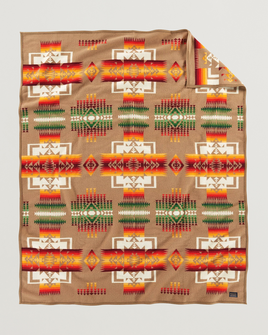 Heren | Pendleton Chief Joseph Jacquard Blanket Khaki | Pendleton | Chief Joseph Jacquard Blanket Khaki