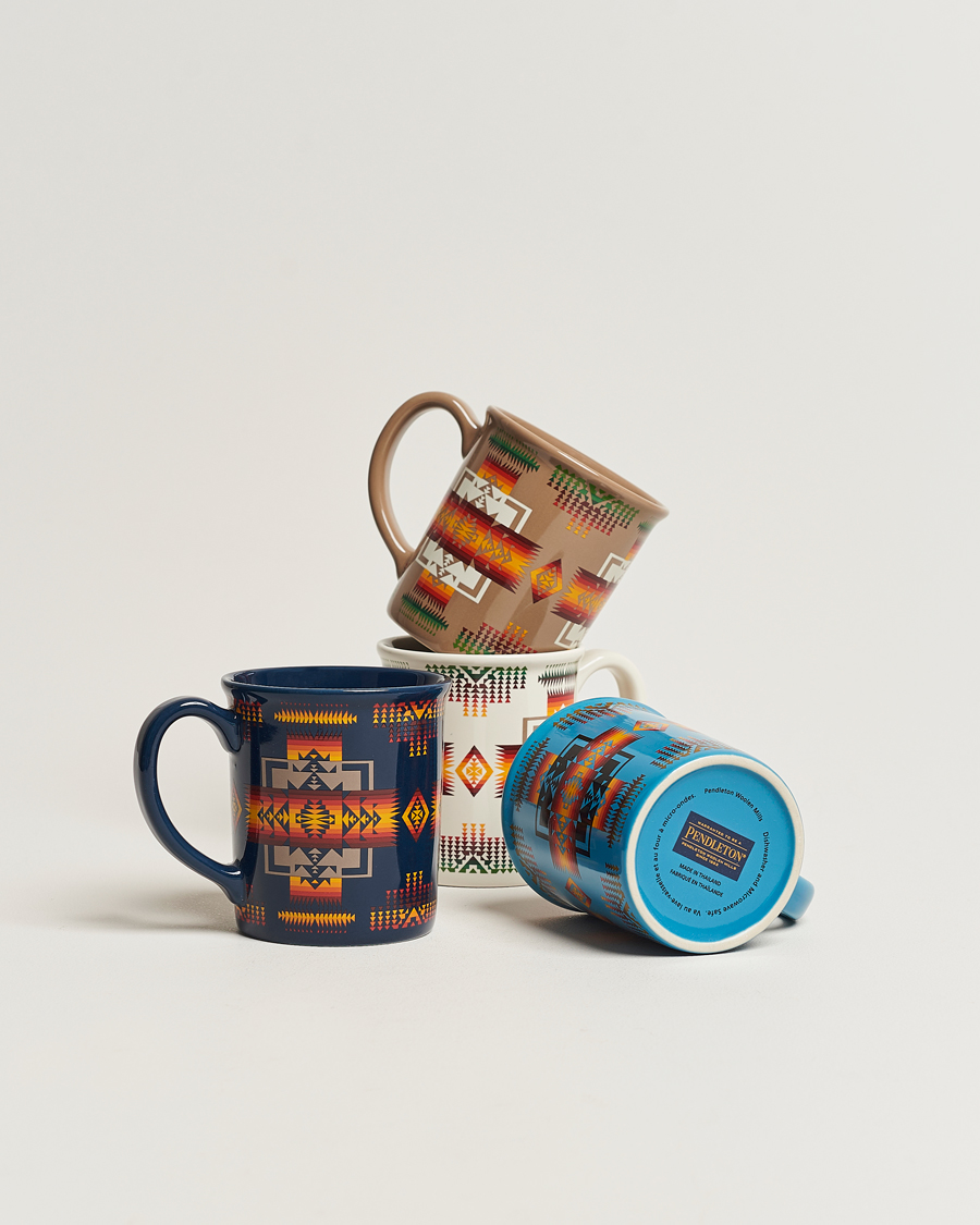 Heren | Cadeaus | Pendleton | Ceramic Mug Set 4-Pack Chief Joseph Mix