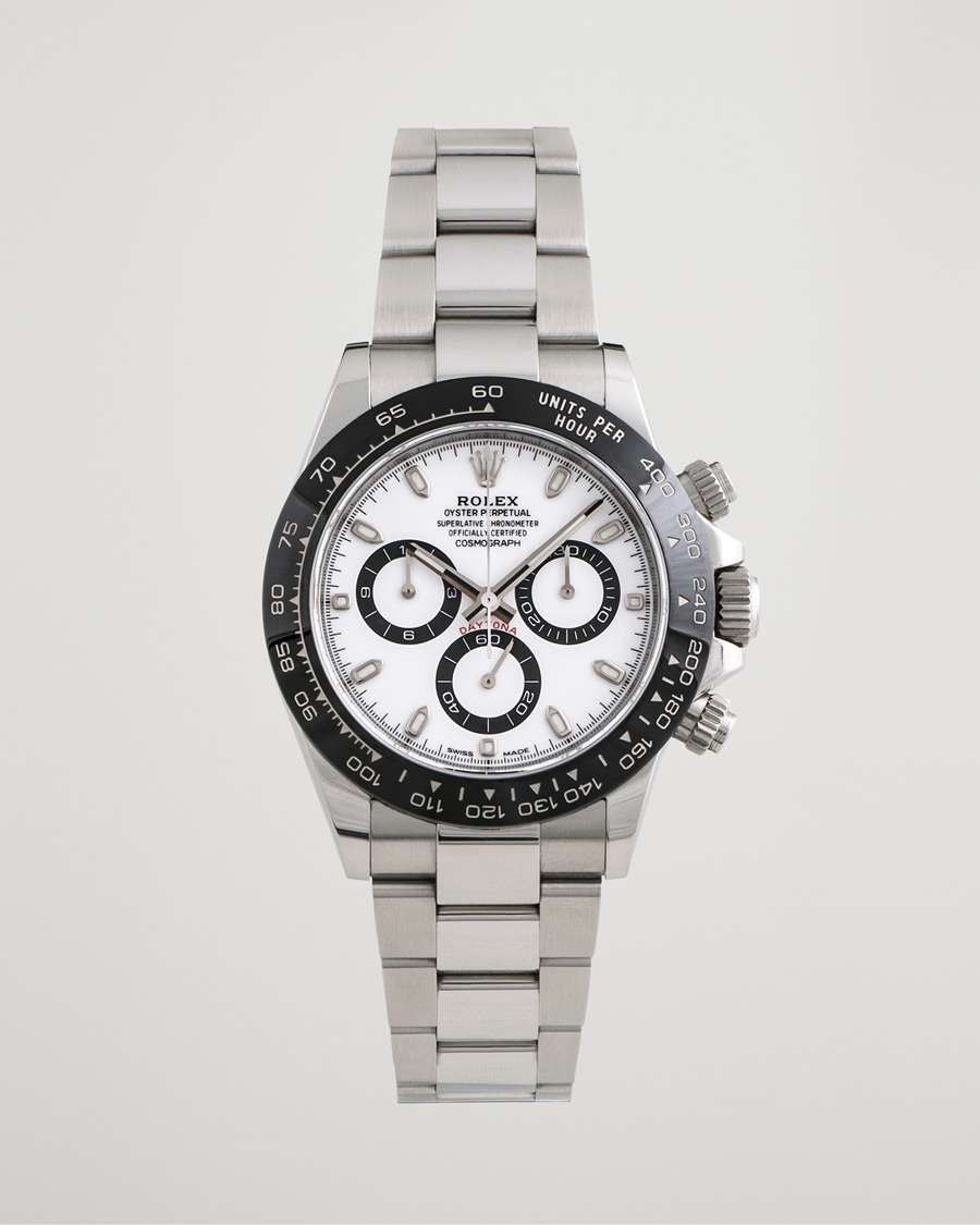 Heren | Rolex Pre-Owned Daytona 116500LN Steel White Steel White | Rolex Pre-Owned | Daytona 116500LN Steel White Steel White
