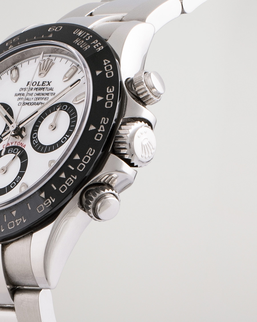 Heren | Rolex Pre-Owned Daytona 116500LN Steel White Steel White | Rolex Pre-Owned | Daytona 116500LN Steel White Steel White