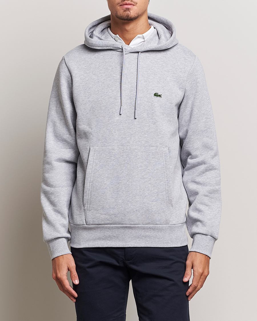 Men | Hooded Sweatshirts | Lacoste | Hoodie Silver Chine