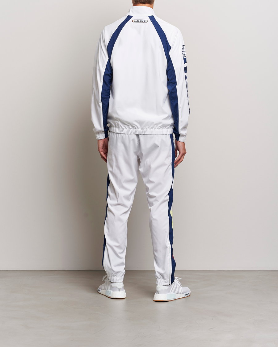 Heren | Broeken | Lacoste Sport | Retro Tennis Tracksuit Set White Multi