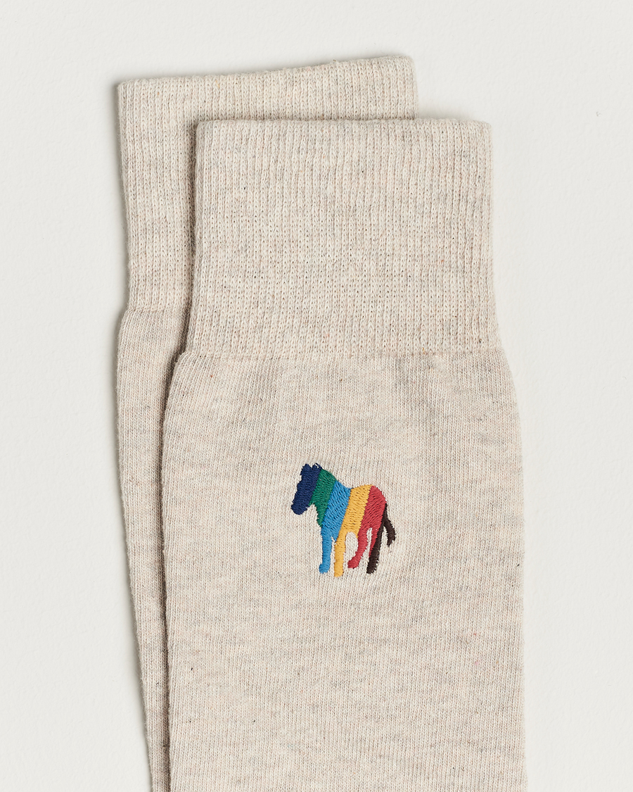 Heren | Ondergoed | Paul Smith | Bold Zebra Socks Beige