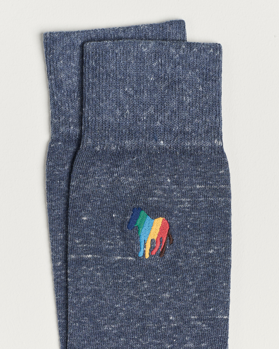 Heren | Ondergoed | Paul Smith | Bold Zebra Socks Navy