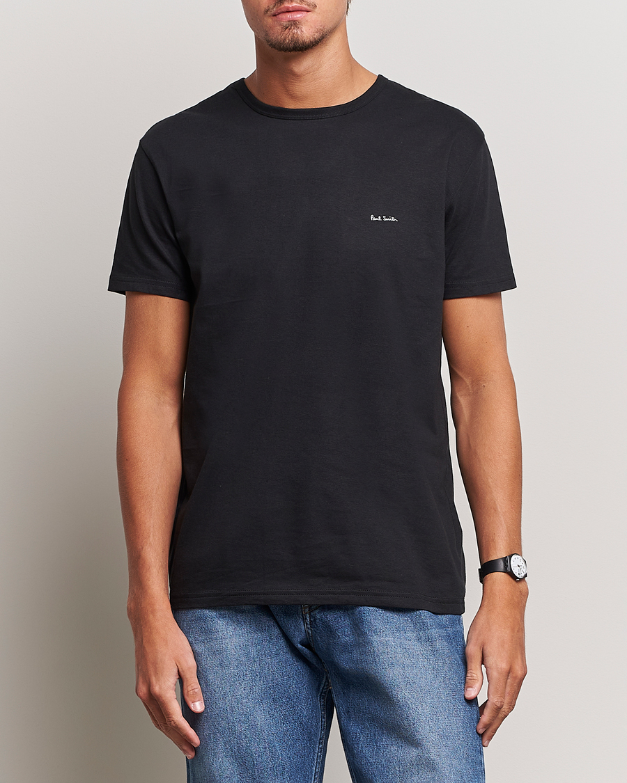 Heren | Zwarte T-shirts | Paul Smith | 3-Pack Crew Neck T-Shirt Black/Grey/White