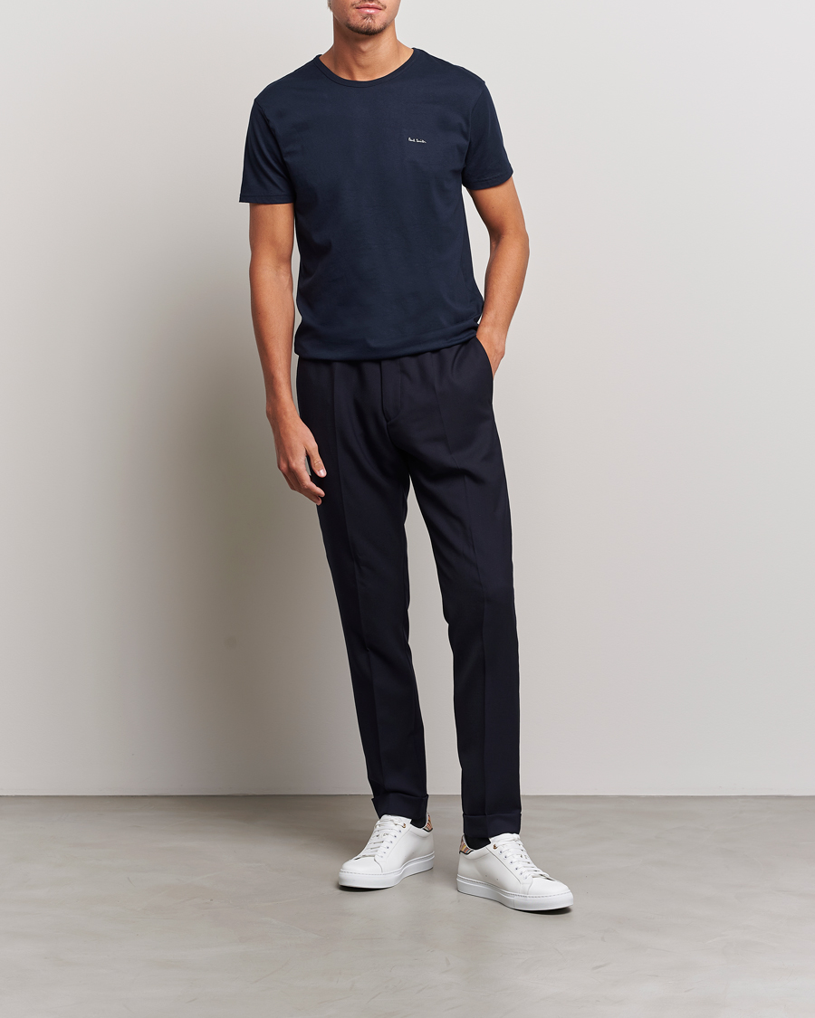 Heren | T-shirts | Paul Smith | 3-Pack Crew Neck T-Shirt Black/Navy/White