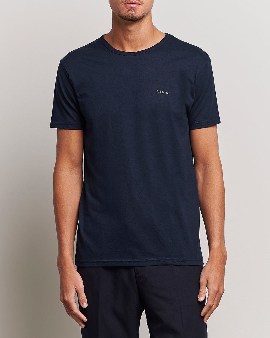 Heren | T-shirts | Paul Smith | 3-Pack Crew Neck T-Shirt Black/Navy/White