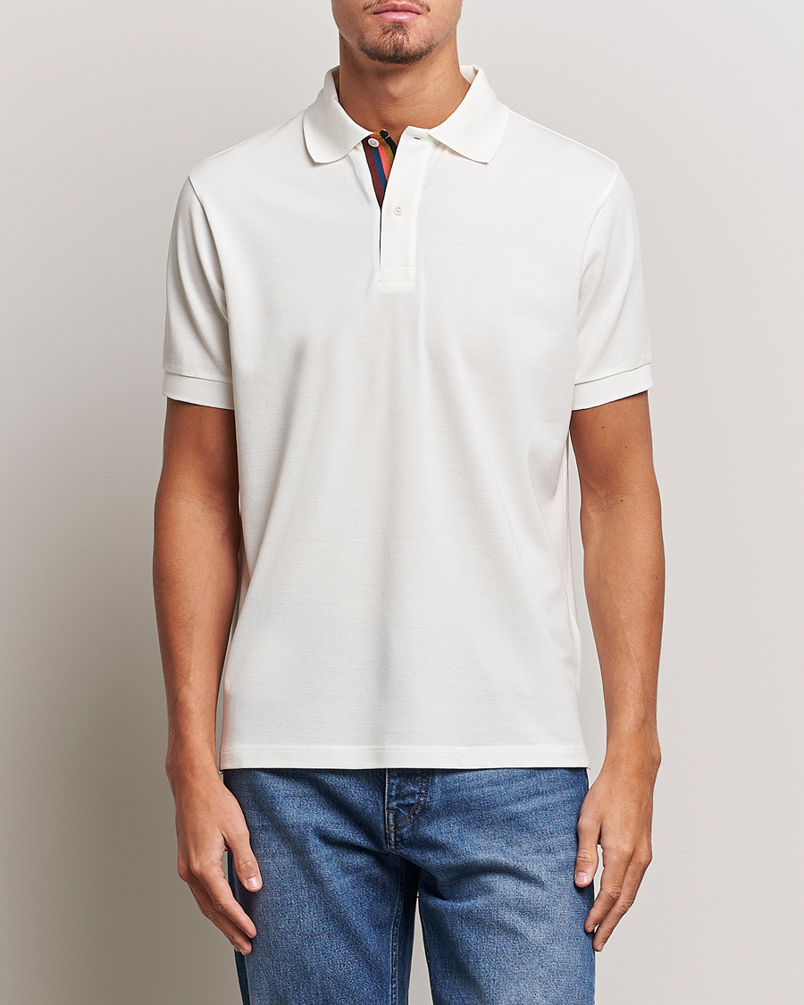 Heren | Polo's | Paul Smith | Placket Stripe Polo White