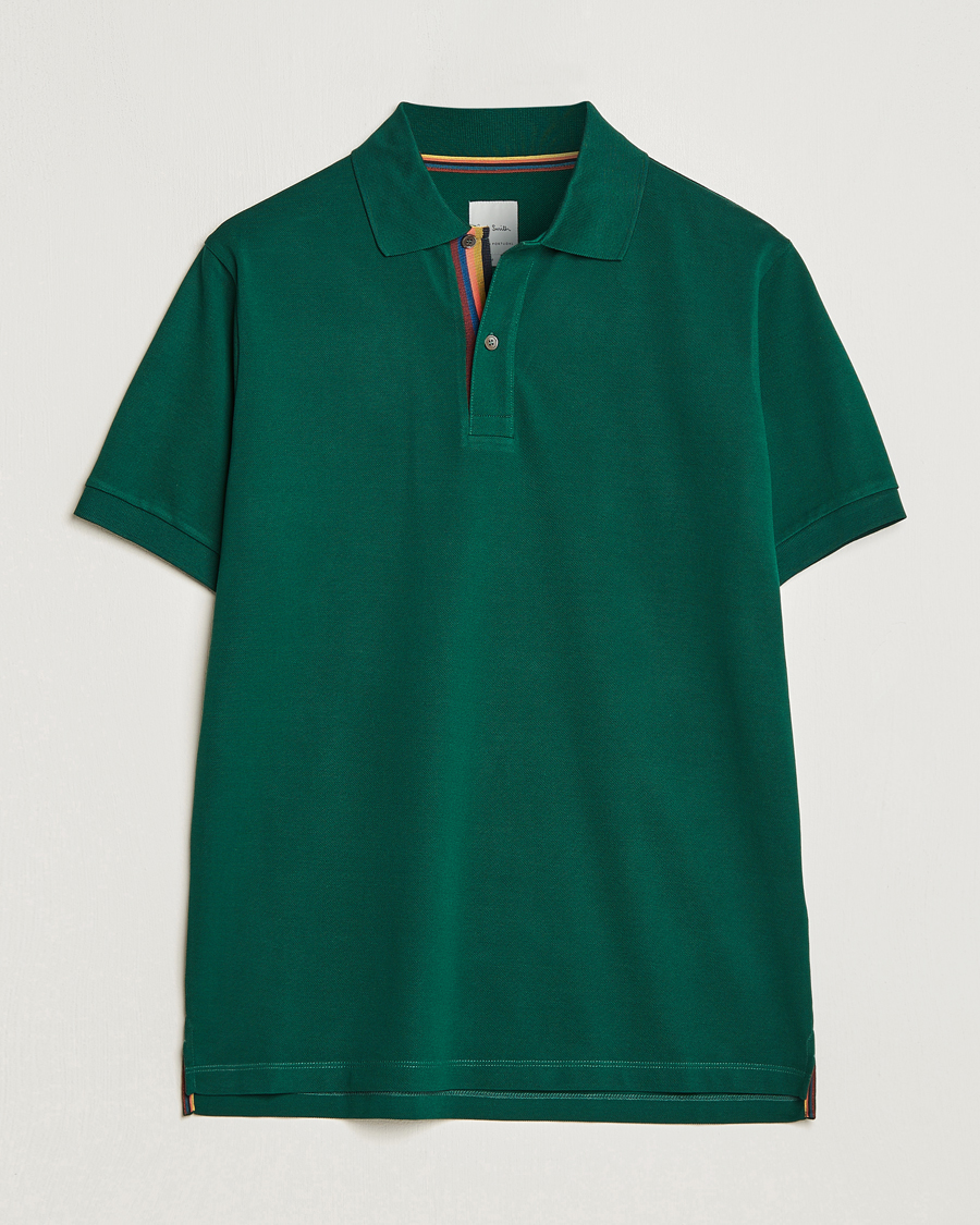Heren | Polo's | Paul Smith | Placket Stripe Polo Green