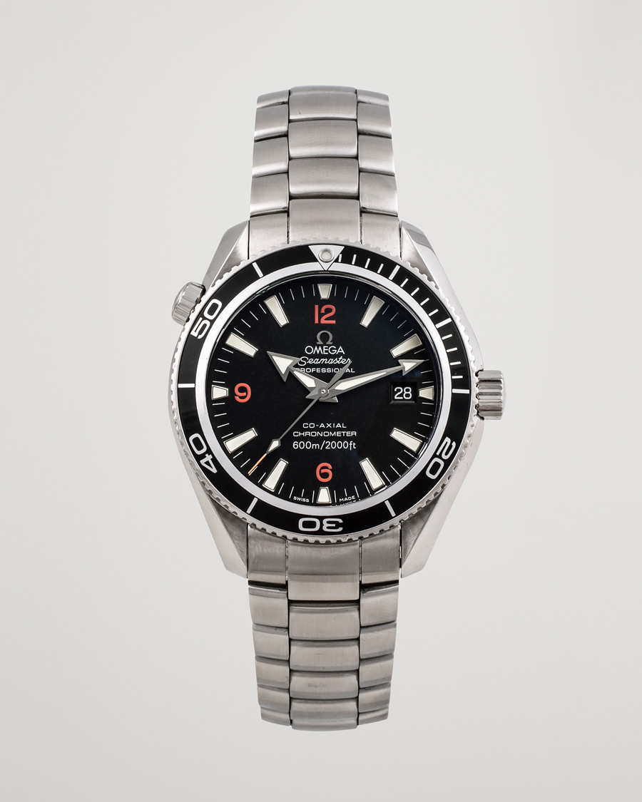Heren | Omega Pre-Owned Seamaster Planet Ocean 2201.51.00 Steel Black | Omega Pre-Owned | Seamaster Planet Ocean 2201.51.00 Steel Black