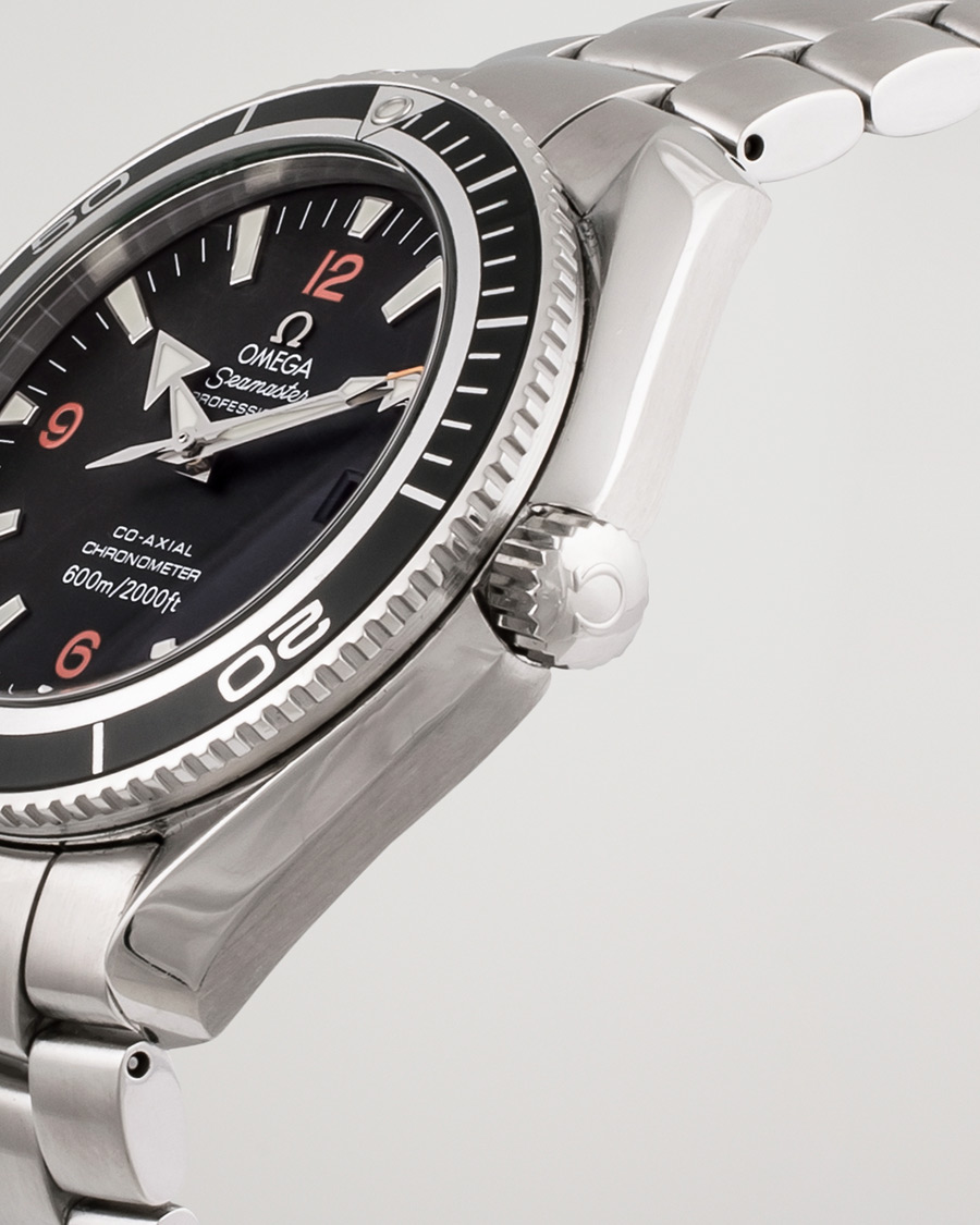 Heren | Omega Pre-Owned Seamaster Planet Ocean 2201.51.00 Steel Black | Omega Pre-Owned | Seamaster Planet Ocean 2201.51.00 Steel Black