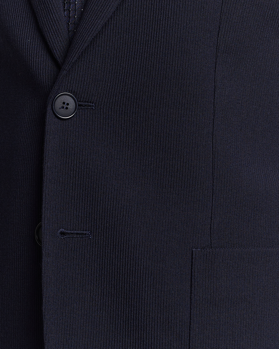 Heren | Blazers | Giorgio Armani | Wool Stretch Blazer Navy
