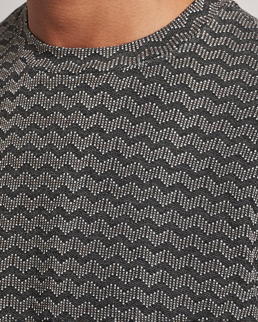 Heren | T-shirts | Giorgio Armani | Jersey Chevron T-Shirt Taupe