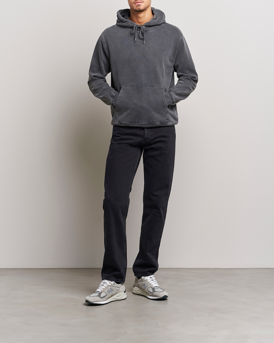 Heren | Truien | Colorful Standard | Classic Organic Hood Faded Black